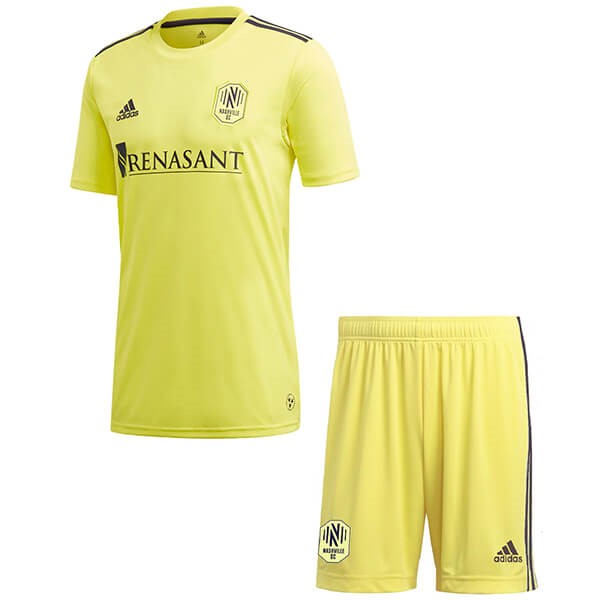 Camiseta Nashville 1ª Kit Niño 2020 2021 Amarillo